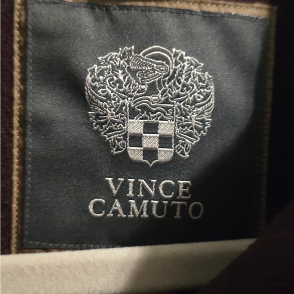 Vince Camuto Dark Red Trench Coat - Picture 16 of 16